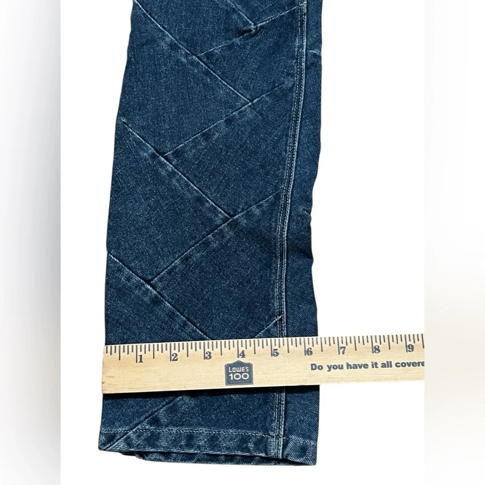 RtA Carlota Jean high waisted straight jean braided detail blue‎ jeans size 25